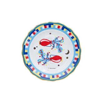 Baci Milano Zodiac Vibe Pasta Tabağı Kova Burcu 16 cm