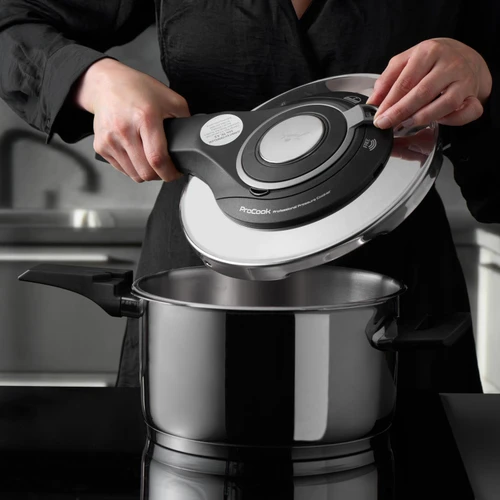 Jumbo Procook 4,5 Litre Gri Paslanmaz Çelik Düdüklü Tencere