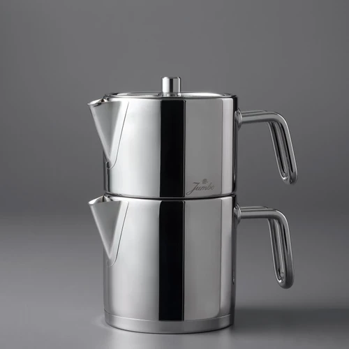 Jumbo Jumbo Metalix Midi Full Metal Çaydanlık
