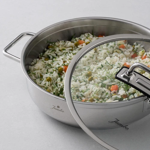 Jumbo Jumbo Modena Çelik Pilav Tenceresi 24 cm