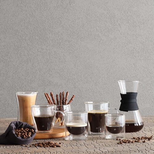 Jumbo Glory Double Wall 2'li Kulplu Bardak 250 ml