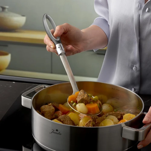 Jumbo Jumbo Smart Çelik Delikli Servis Kaşığı