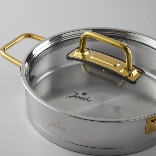 Jumbo Jumbo Assos 6 Parça Titanyum Gold Midi Sahan Seti
