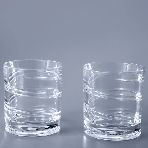 Jumbo Jumbo Glory Infinite Spin 2'li Çizgili Viski Bardağı 250 ml