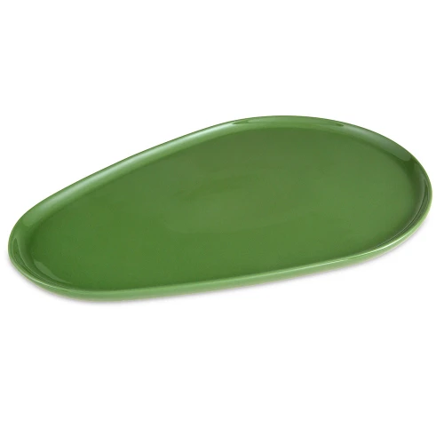Jumbo Golf Line Club Yeşil Büyük Boy Servis Tabağı 33.5 cm