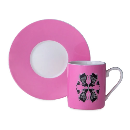 Jumbo Jumbo X İstanbul Modern Horasan-İsimsiz Pembe 2 Kişilik Kahve Fincan Takımı
