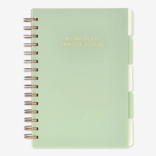 Flying Tiger Copenhagen Bölümlü 150 Yaprak Çizgili A5 Defter