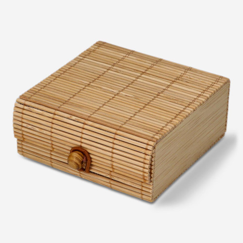 Flying Tiger Copenhagen Bambu Saklama Kutusu 9 x 9 x 4 cm