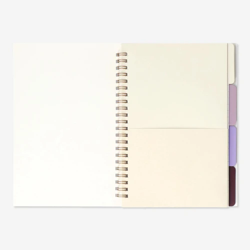 Flying Tiger Copenhagen Bölümlü 80 Yaprak Çizgili A5 Defter