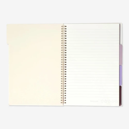 Flying Tiger Copenhagen Bölümlü 80 Yaprak Çizgili A4 Defter