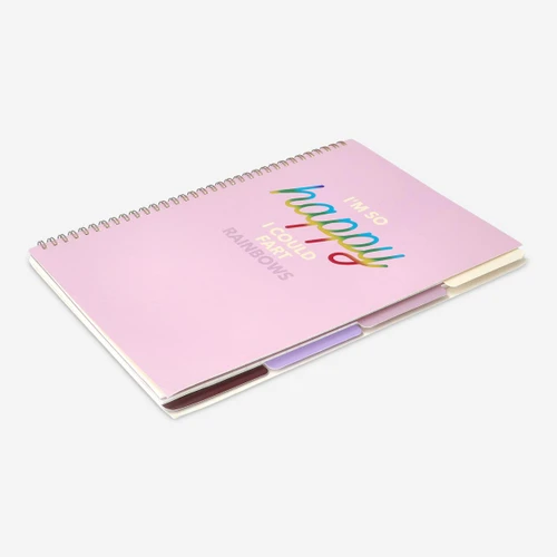 Flying Tiger Copenhagen Bölümlü 80 Yaprak Çizgili A4 Defter