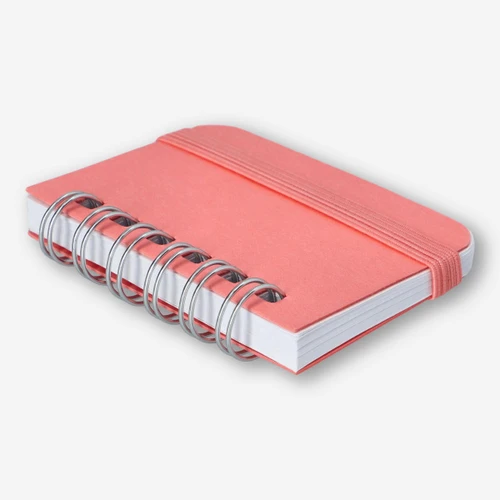 Flying Tiger Copenhagen Mini Pembe Elastik Kapaklı Çizgisiz Not Defteri
