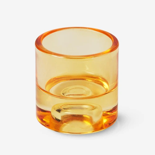 Flying Tiger Copenhagen Çift Taraflı Turuncu Mumluk ve Tealight Mum Tutucu