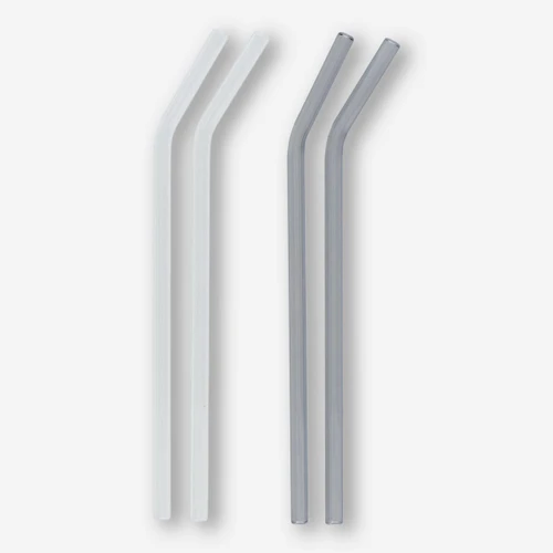 Flying Tiger Copenhagen 4'lü Beyaz Cam Pipet Seti 23 cm