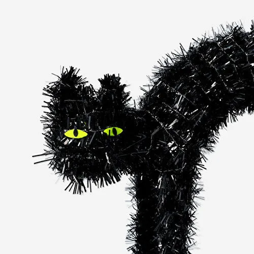 Flying Tiger Copenhagen Dekoratif Siyah Kedi Flying Tiger Copenhagen Dekoratif Siyah Kedi