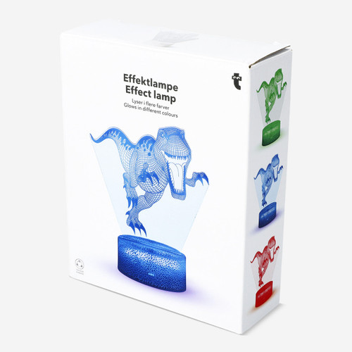 Flying Tiger Copenhagen 3D Dinazor Renk Değiştiren Lambası
