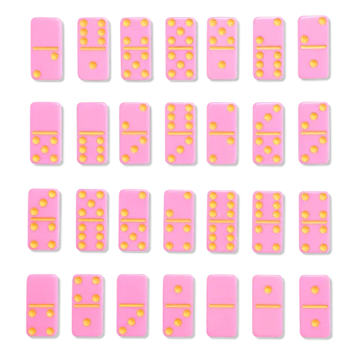 Flying Tiger Copenhagen Kutulu Pembe Domino Seti