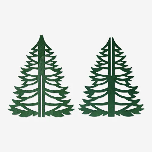 Flying Tiger Copenhagen Dekoratif Ahşap Yılbaşı Ağacı