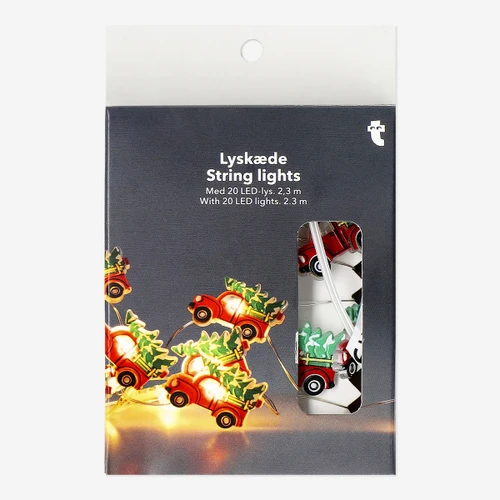 Flying Tiger Copenhagen Araba Şekilli Yılbaşı Ağacı Işığı