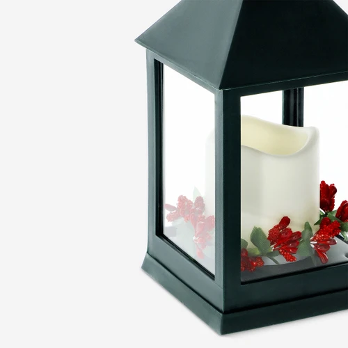 Flying Tiger Copenhagen Led Işıklı ve Çiçekli Fener