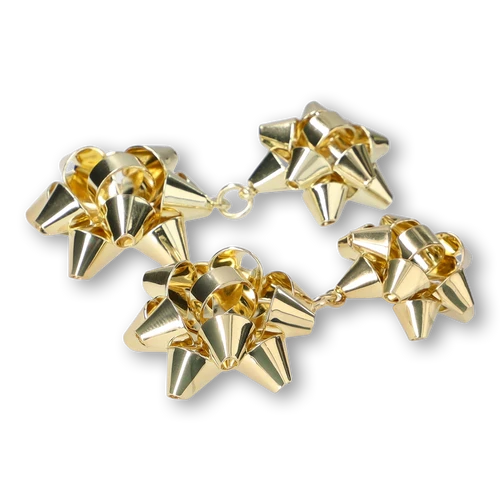 Flying Tiger Copenhagen Gold Hediye Paketi Süsü Şekilli Küpe