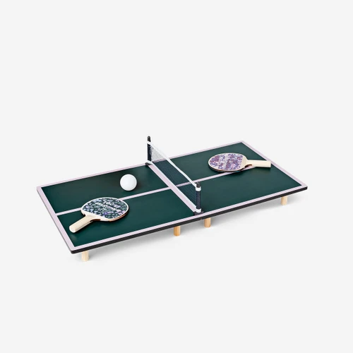Flying Tiger Copenhagen Mini Taşınabilir Yeşil Masa Tenisi Seti