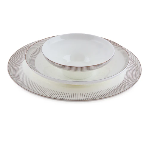 Jumbo Jumbo Chain Garden Gold 62 Parça 12 Kişilik Yemek Takımı