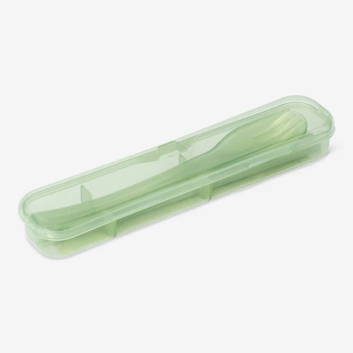 Flying Tiger Copenhagen Şeffaf Yeşil Çatal Kaşık Chopstick Seti