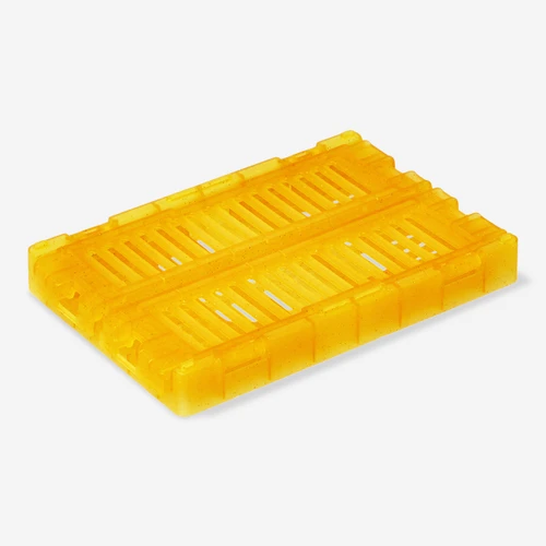 Flying Tiger Copenhagen Turuncu Şeffaf Katlanabilir Plastik Kasa 15 cm x 10 cm