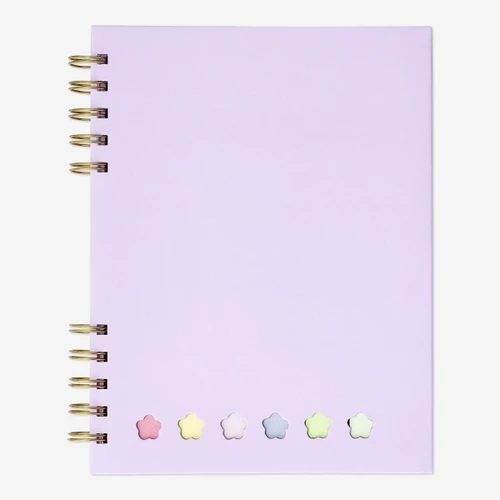 Flying Tiger Copenhagen Kalemli ve Yapışkan Notlu Yeşil Çizgili Defter