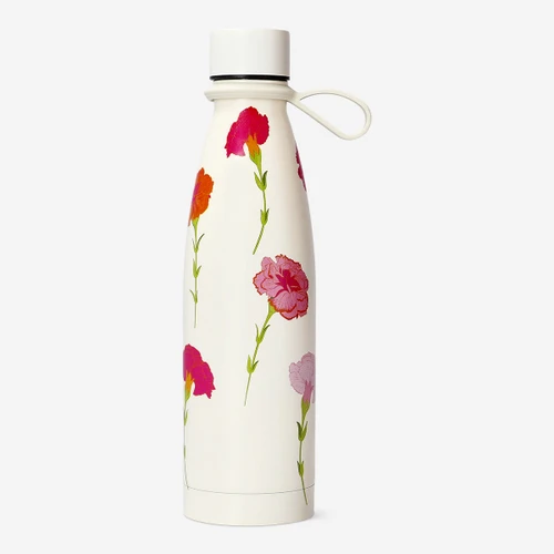 Flying Tiger Copenhagen Çiçek Desenli Paslanmaz Çelik Su Şişesi 480 ml