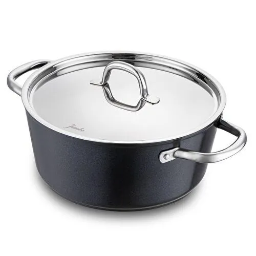 Jumbo Swiss Crystal Siyah 5 Parça İndüksiyon Tabanlı Tencere Seti Jumbo Swiss Crystal Siyah 5 Parça İndüksiyon Tabanlı Tencere Seti