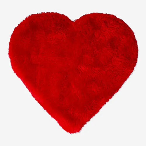 Flying Tiger Copenhagen Kırmızı Kalp Şekilli Peluş Hediye Kutusu