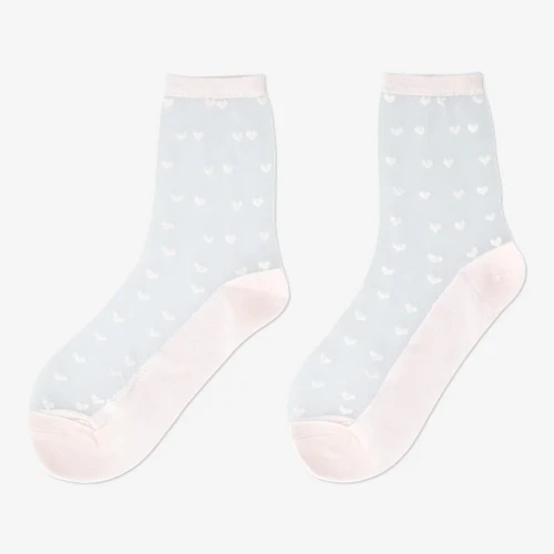 Flying Tiger Copenhagen Kalpli Transparan Pembe Çorap 39/41
