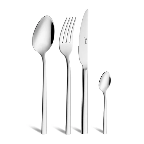Jumbo Jumbo 2001 24 Parça 6 Kişilik Tatlı Çatal Kaşık Bıçak Takımı Çelik