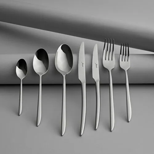 Jumbo 2600 84 Parça 12 Kişilik Çelik Çatal Kaşık Bıçak Takımı