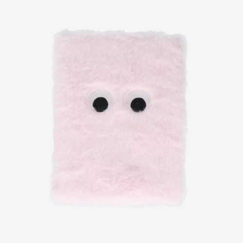 Flying Tiger Copenhagen Pembe Peluş Kapaklı Defter
