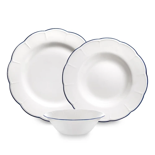 Jumbo Jumbo Dark Blue Line 18 Parça 6 Kişilik Yemek Takımı