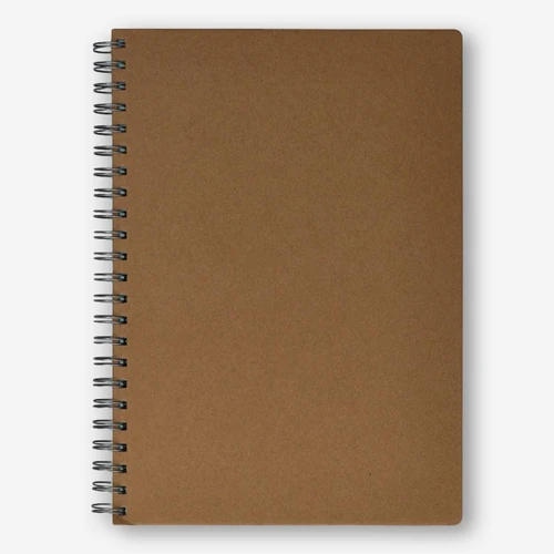 Flying Tiger Copenhagen Kraft Kapaklı Bölmeli Defter A4
