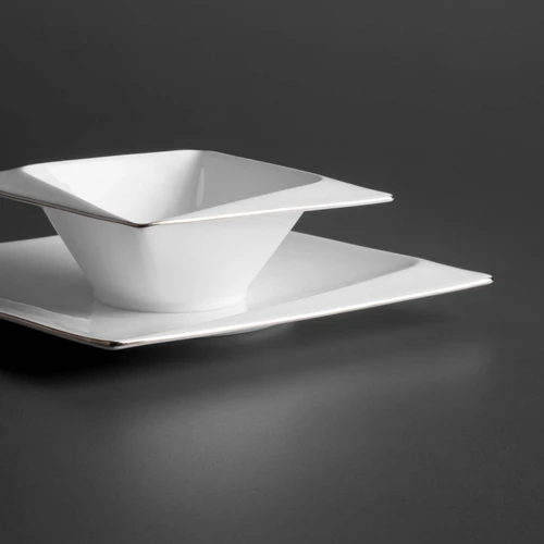 Jumbo Jumbo Fold Platin 58 Parça 12 Kişilik Kare Yemek Takımı