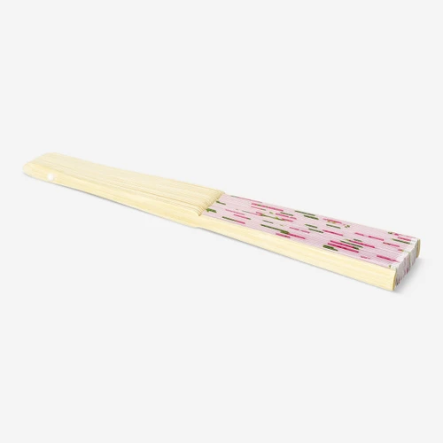 Flying Tiger Copenhagen Pembe Kiraz Çiçeği Desenli Katlanabilir Bambu Yelpaze
