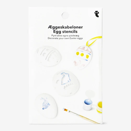 Flying Tiger Copenhagen Şablonlu Yumurta Boyama Kiti