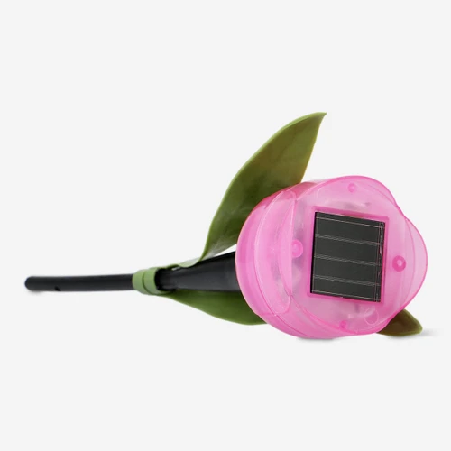 Flying Tiger Copenhagen Güneş Enerjisiyle Çalışan Pembe Lale Şeklinde Lamba
