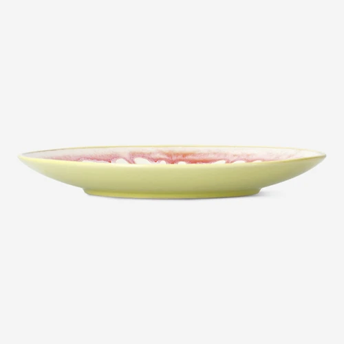 Flying Tiger Copenhagen Turuncu Detaylı Seramik Pasta Tabağı 20,5 cm