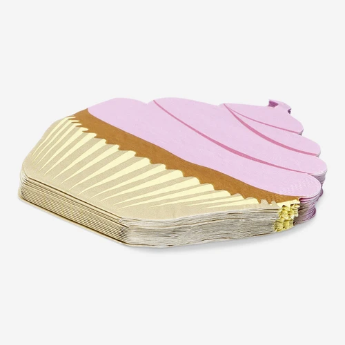 Flying Tiger Copenhagen 16'lı Pembe Cupcake Şeklinde Kağıt Peçete