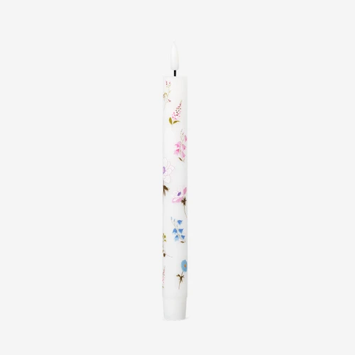 Flying Tiger Copenhagen Çiçek Desenli LED Mum 24 cm