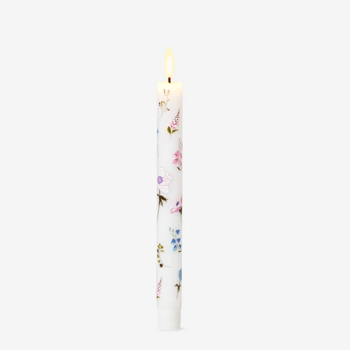 Flying Tiger Copenhagen Çiçek Desenli LED Mum 24 cm