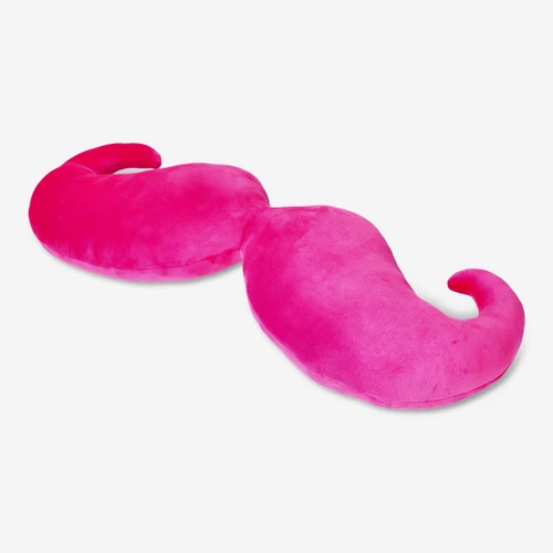 Flying Tiger Copenhagen Pembe Bıyık Şeklinde Yastık 20 cm x 60 cm