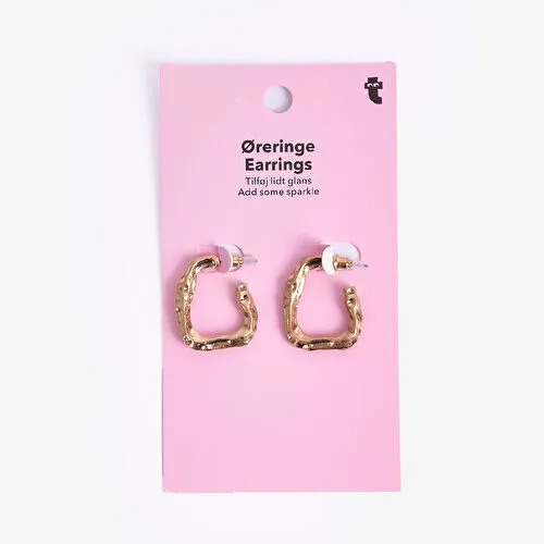 Flying Tiger Copenhagen Yarım Halka Gold Küpe