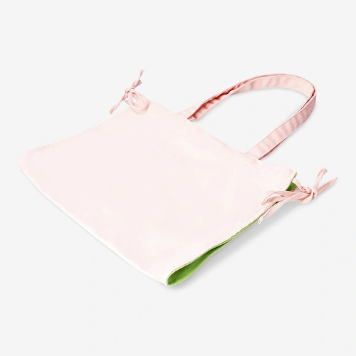 Flying Tiger Copenhagen Fiyonk Detaylı Toz Pembe Shopper Çanta